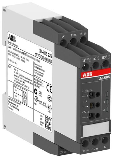ABB CM-SRS.21S CURRENT MON. RELAY Current monitoring