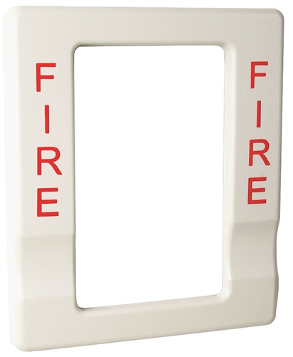 EDWARDS GENESIS 1 GANG 4&quot; TRIM WHITE FIRE 